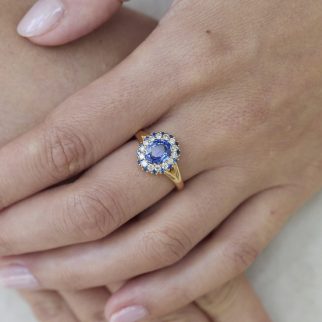 Bague Colombo - Saphir Cornflower 1.57 carats