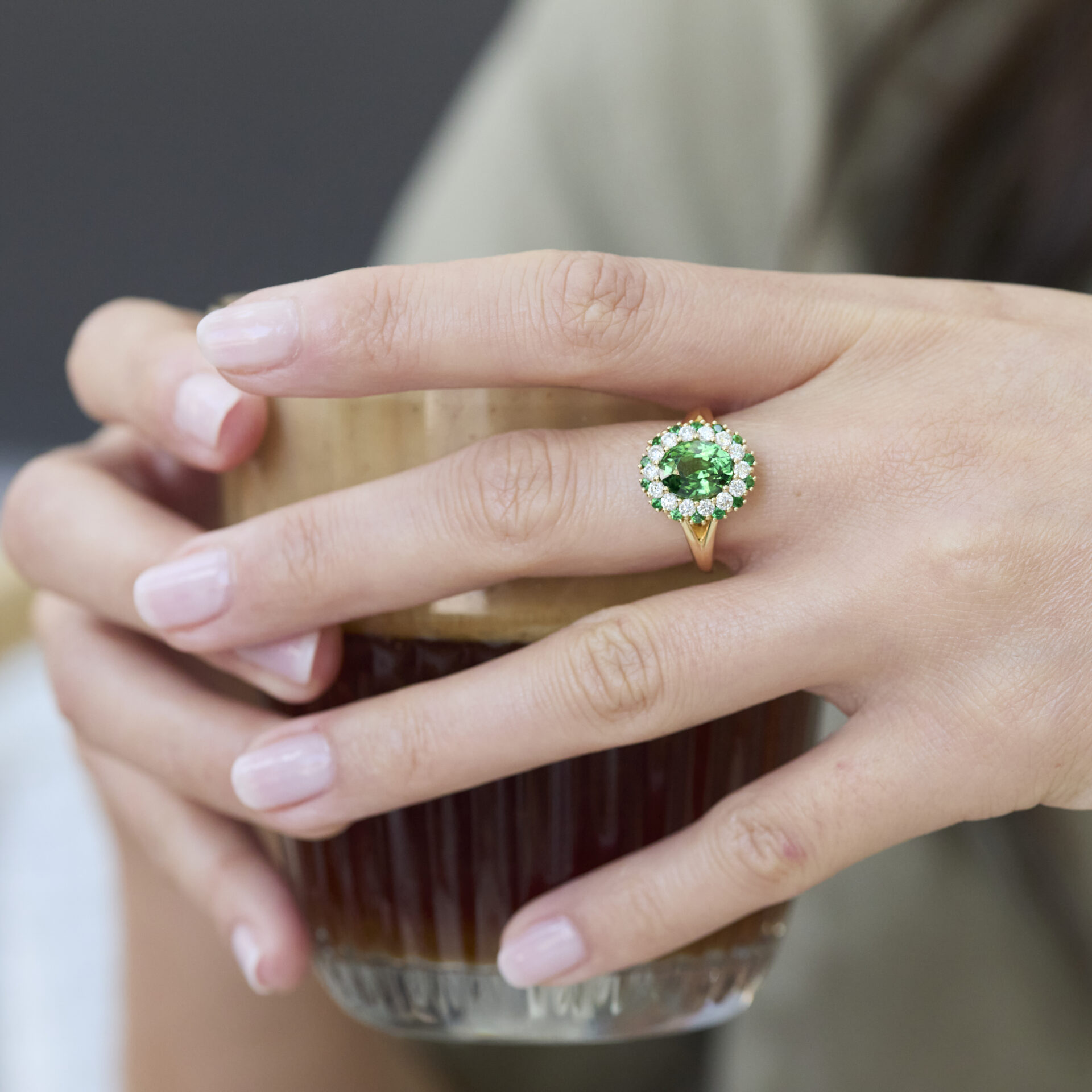 Bague Colombo - Tsavorite 2.14 carats - Image 3