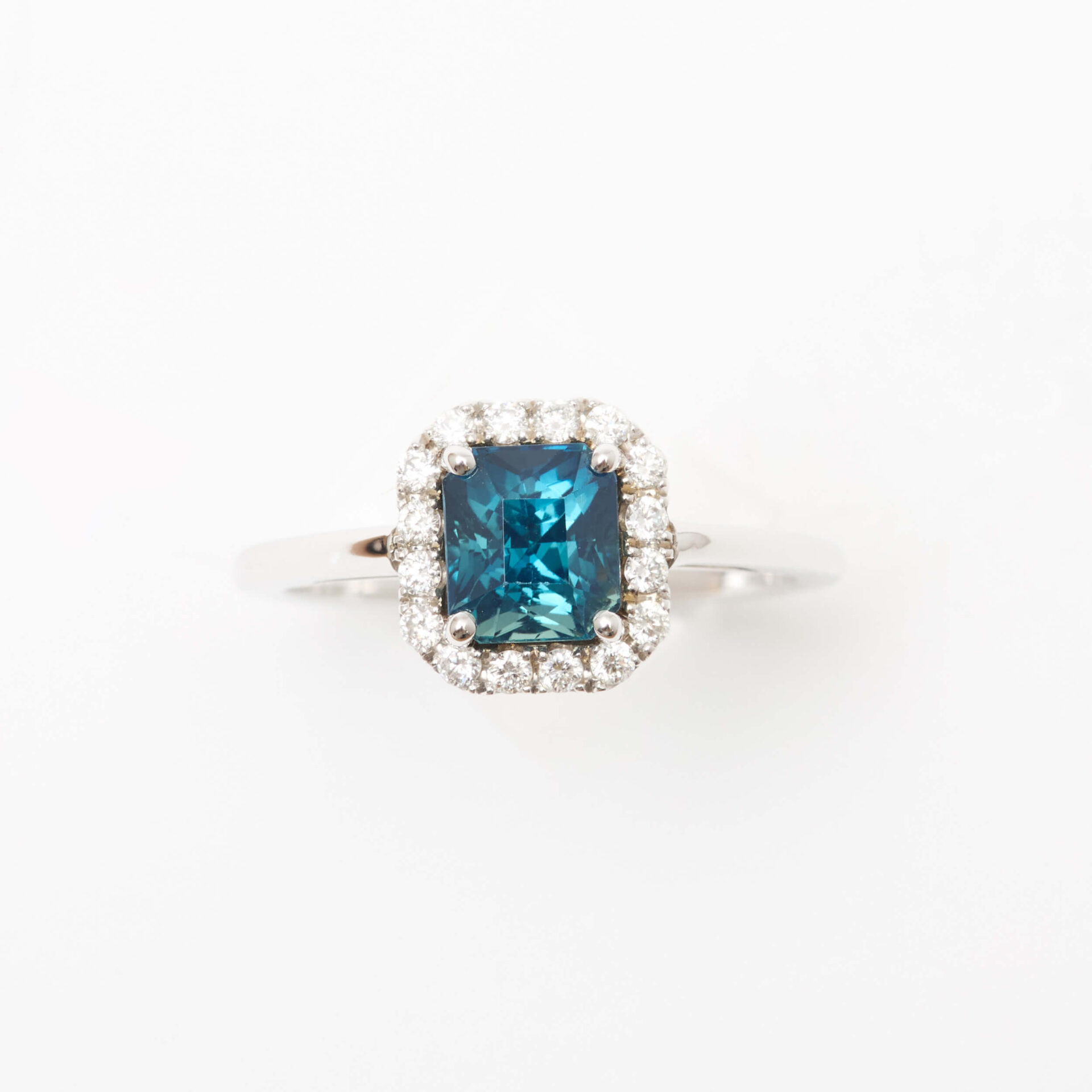 Bague Jaffna - Saphir Teal Indigo 1.61 carats