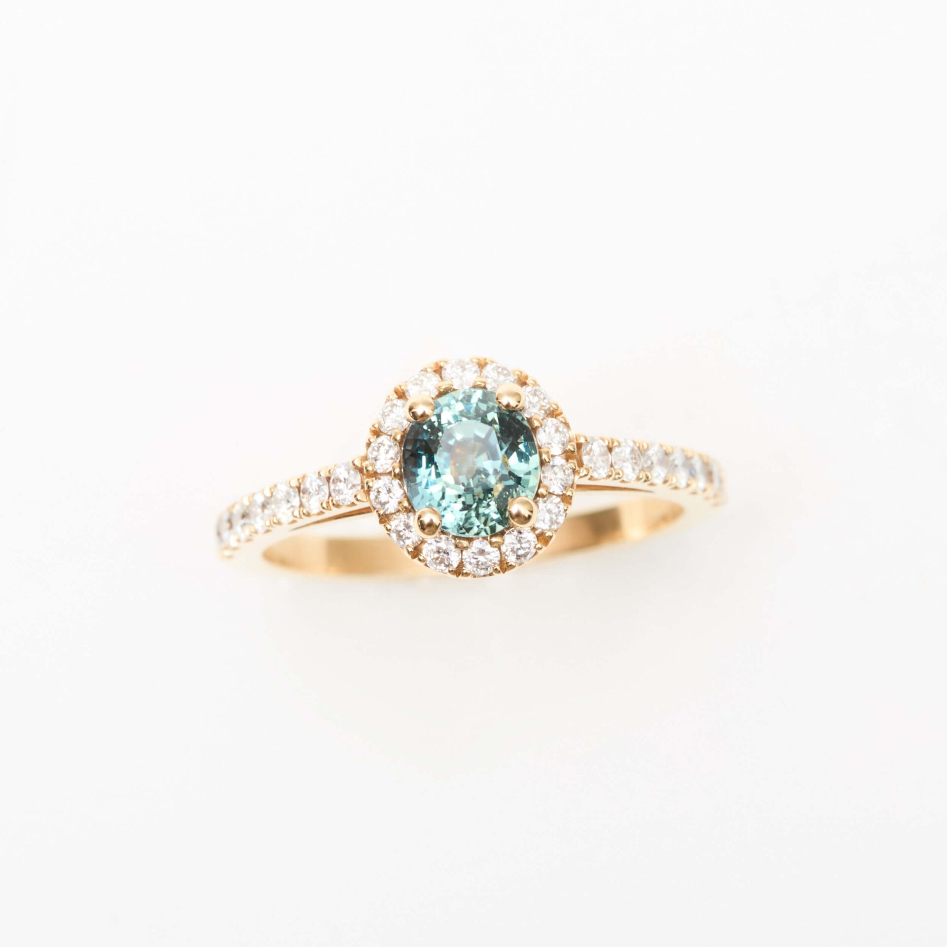 Bague Jaffna - Saphir Teal 1.06 carats