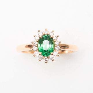 Bague Ella - Tsavorite 1.02 carats