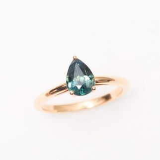 Bague Trinco - Saphir Teal 1.22 carats