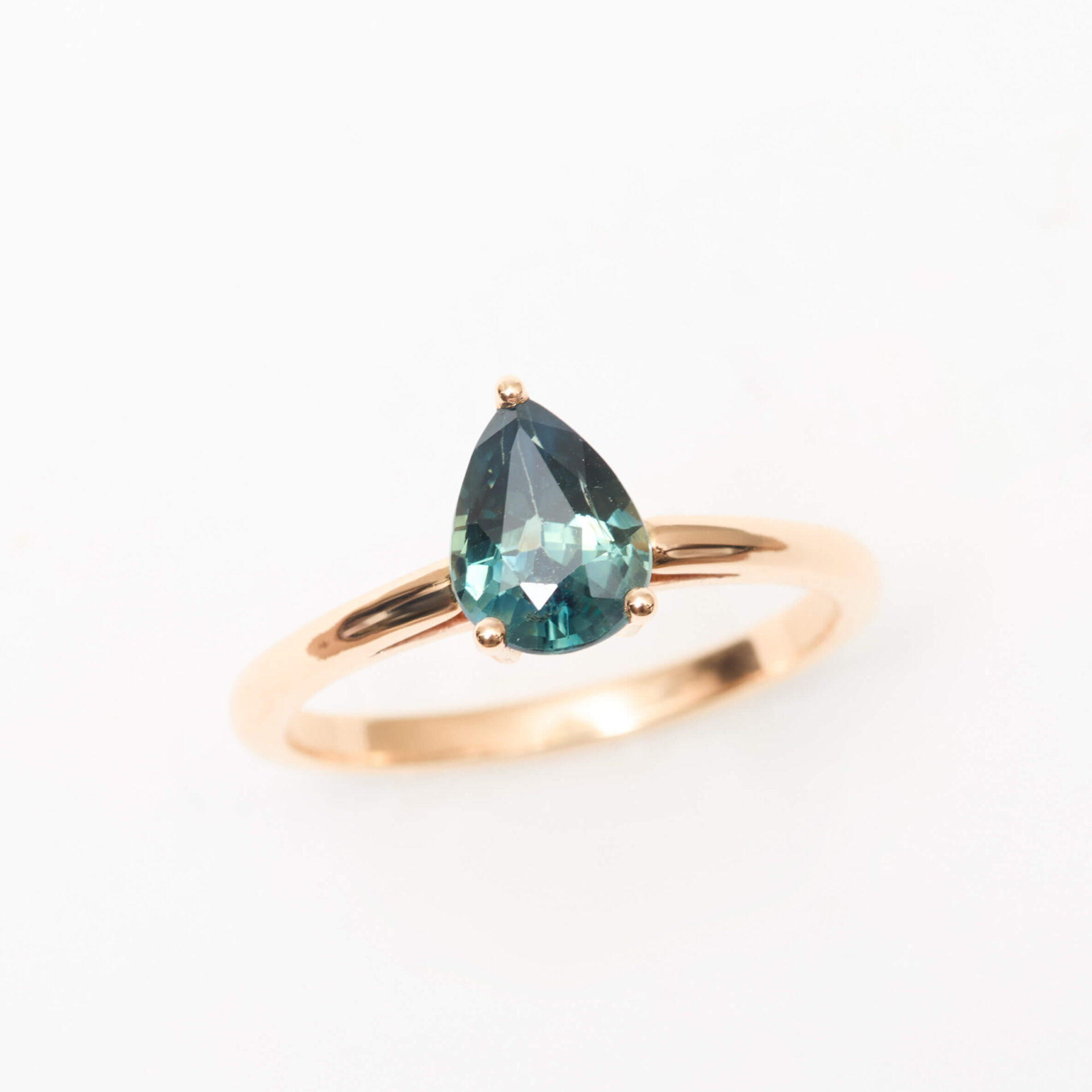 Bague Trinco - Saphir Teal 1.22 carats