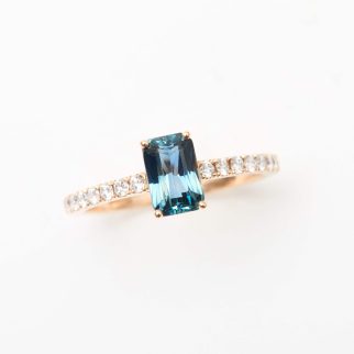 Bague Trinco - Saphir Teal 1.20 carats