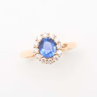 Bague Matara - Saphir Cornflower 1.06 carats