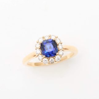 Bague Matara - Saphir Peacock 1.42 carats