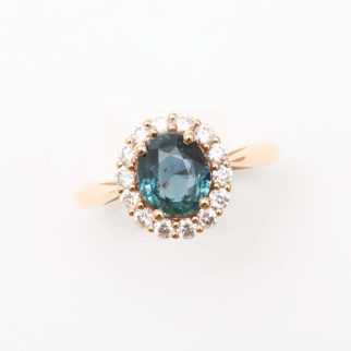 Bague Matara - Saphir Teal 1.99 carats