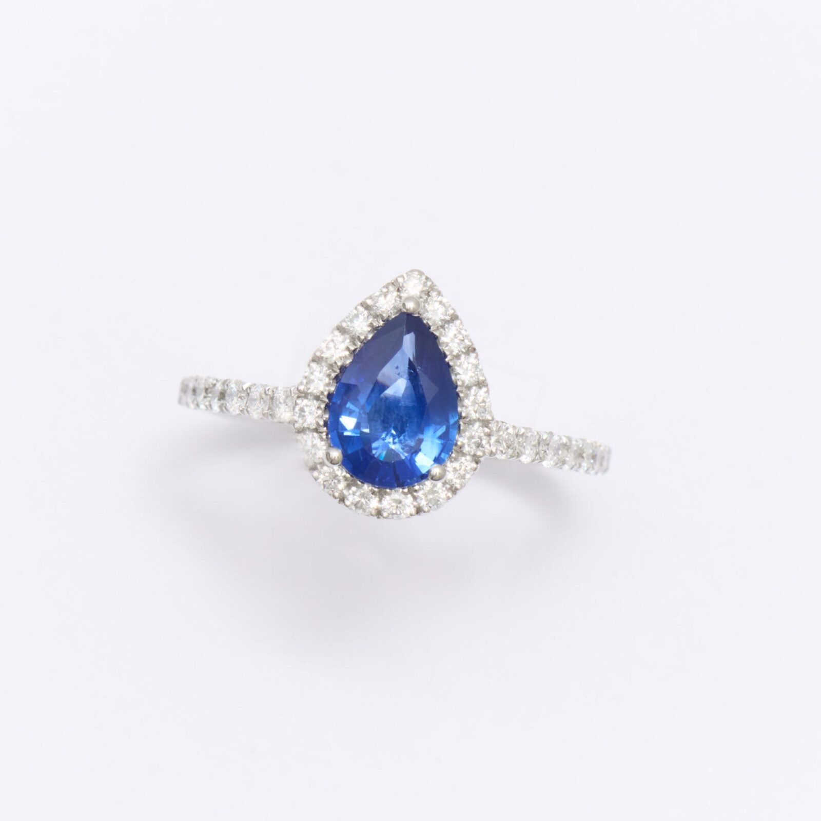 Bague Jaffna - Saphir Vivid Blue 1.02 carats