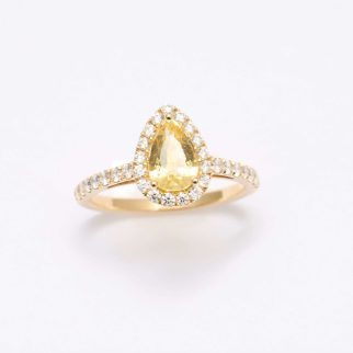 Bague Jaffna - Saphir Jaune 1.35 carats