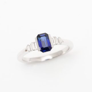 Bague Esmeralda - Saphir Royal Blue 1.03 carats