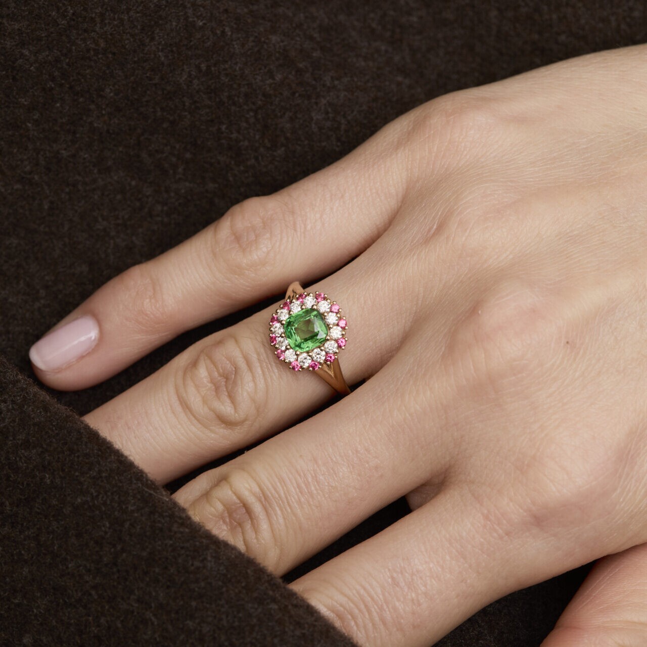 Bague Colombo - Tsavorite 1.11 carats - Image 2