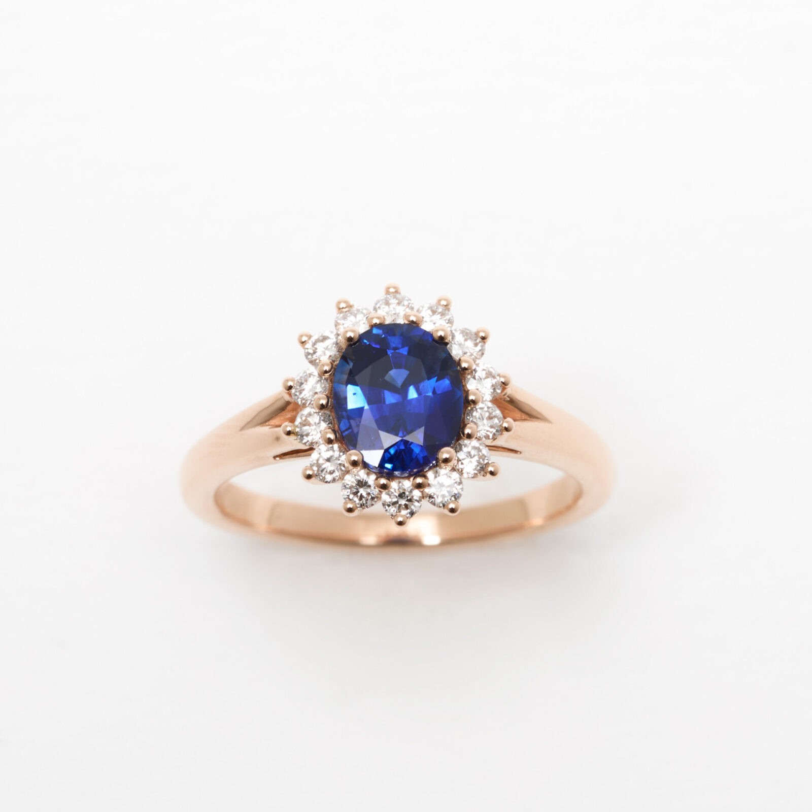 Bague Ella - Saphir Peacock 1.37 carats