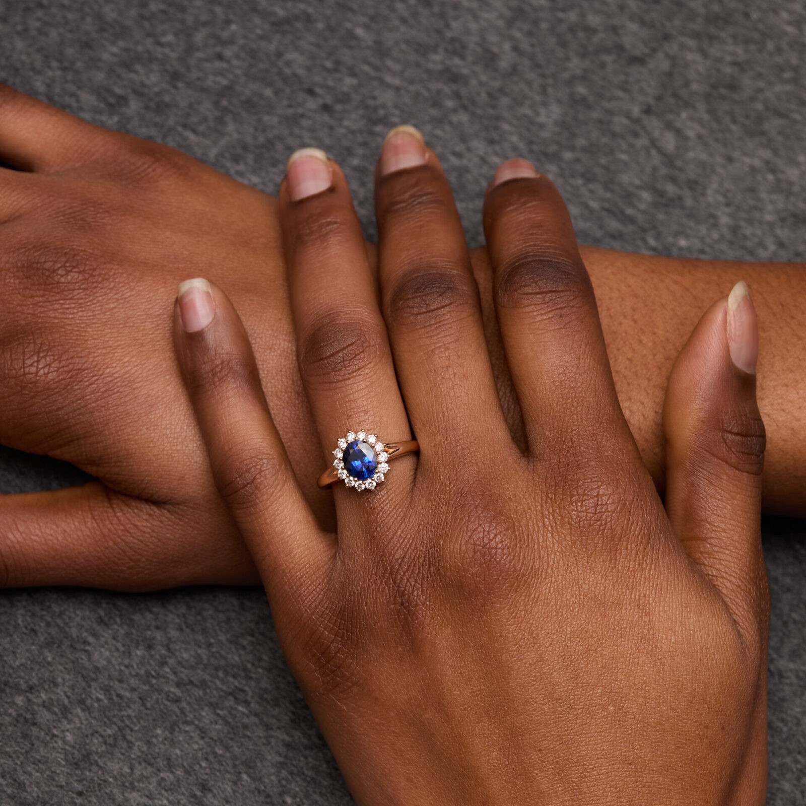 Bague Ella - Saphir Peacock 1.37 carats - Image 3