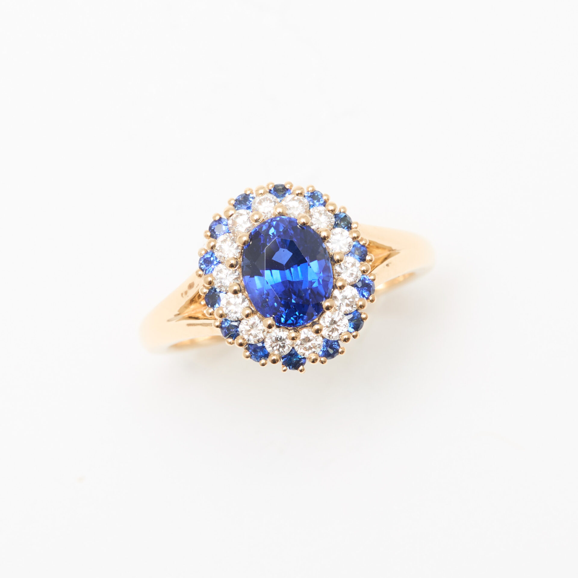 Bague Colombo - Saphir Peacock 1.74 carats