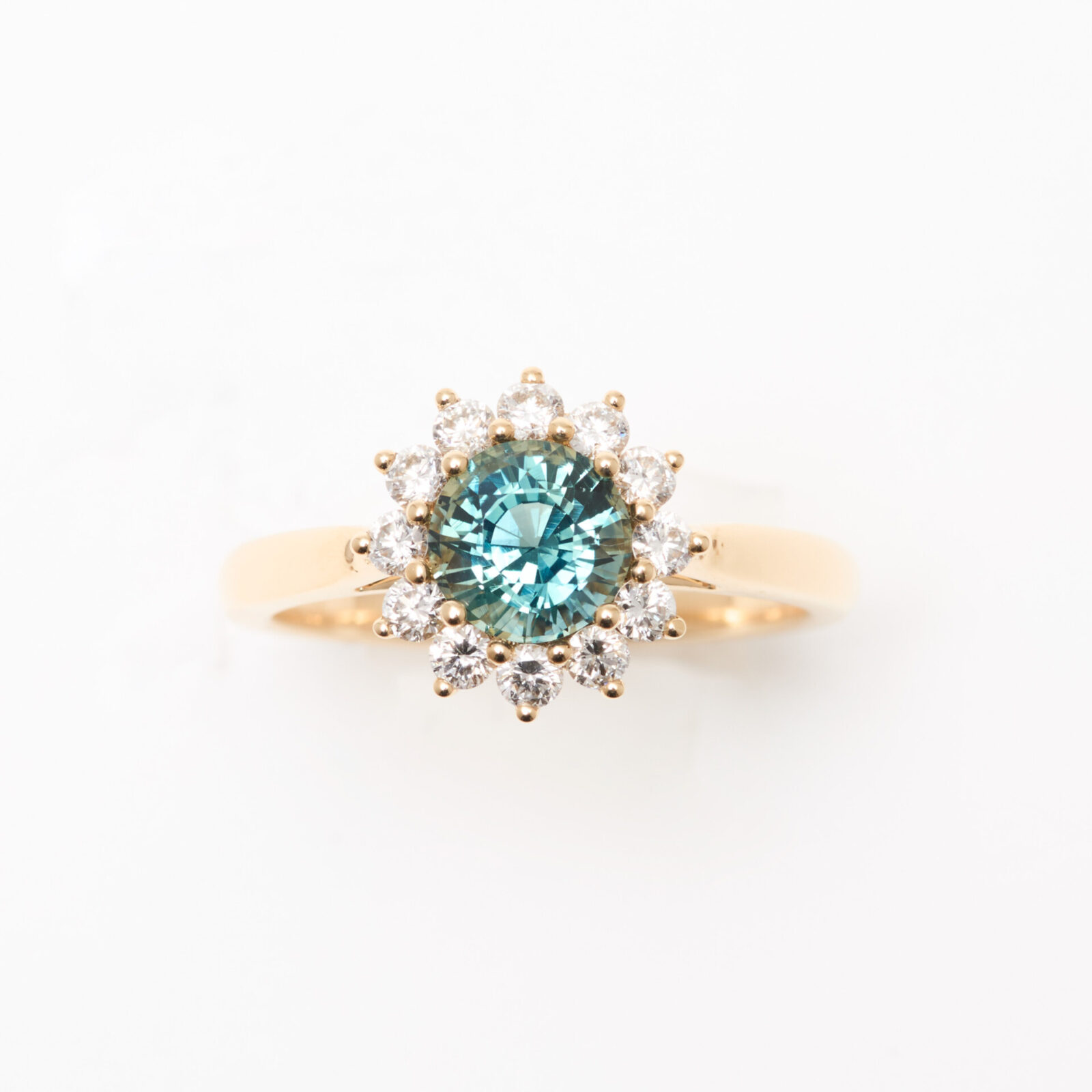 Bague Ella - Saphir Teal 1,22 carats
