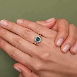 Bague Colombo - Saphir Teal 1,10 carats