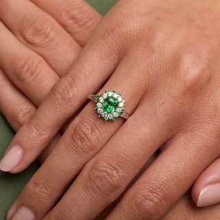 Bague Colombo - Tsavorite 1.09 carats