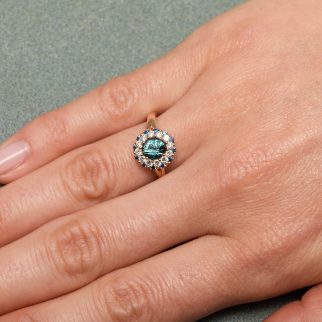 Bague Colombo - Saphir Teal 1,04 carats