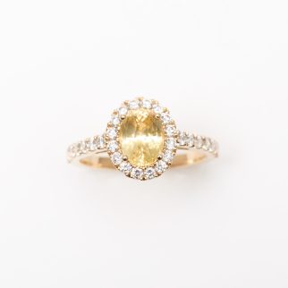 Bague Jaffna - Saphir Jaune 1,65 carats