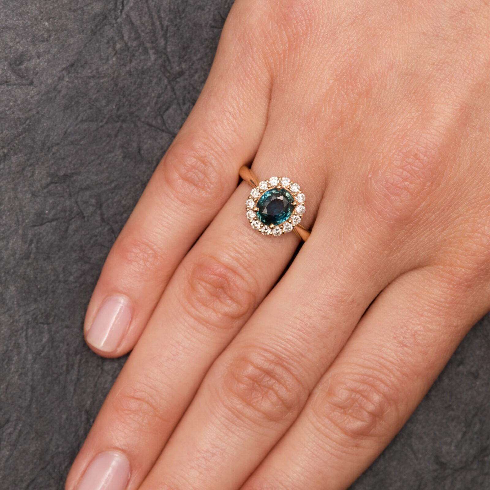 Bague Matara - Saphir Teal 1.99 carats - Image 2