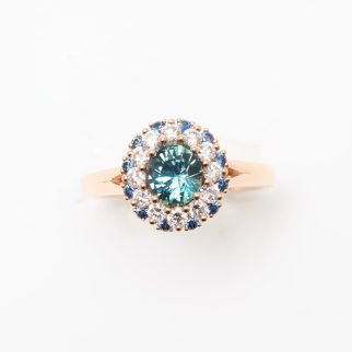 Bague Colombo - Saphir Teal 1,04 carats