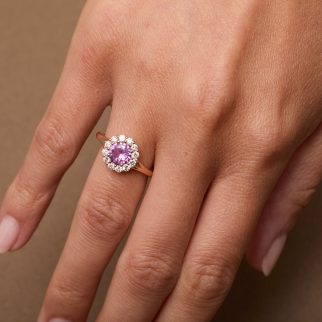 Bague Matara - Saphir Rose 1.03 carats