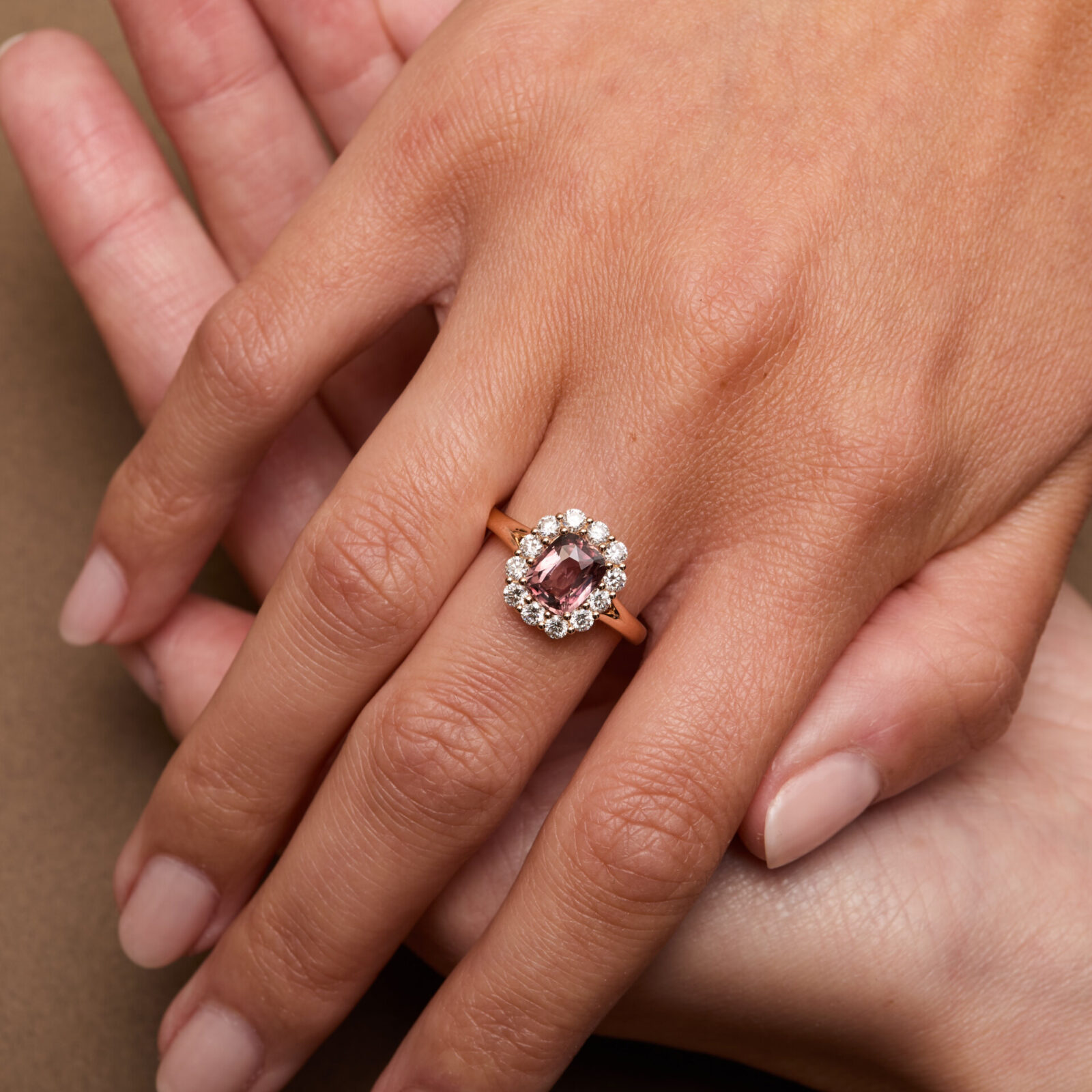 Bague Matara - Saphir Padparadscha 1.65 carats - Image 3