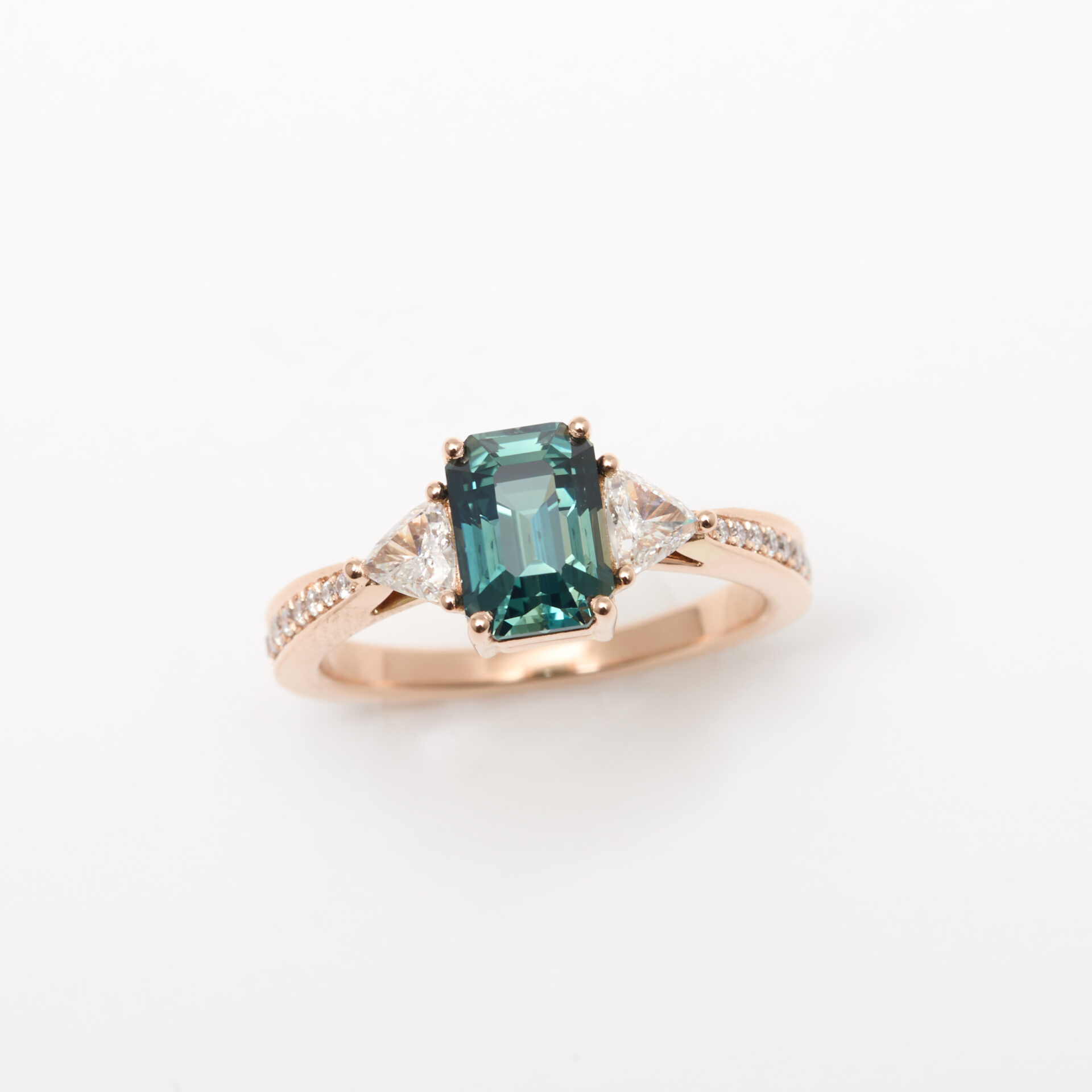 Bague Elahera - Saphir Teal 2.11 carats