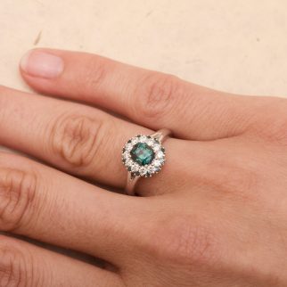 Bague Colombo - Saphir Teal 1.17 carats