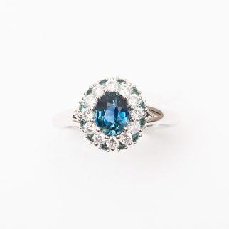 Bague Colombo - Saphir Teal 1.04 carats
