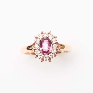 Bague Colombo - Saphir Rose 1.02 carats