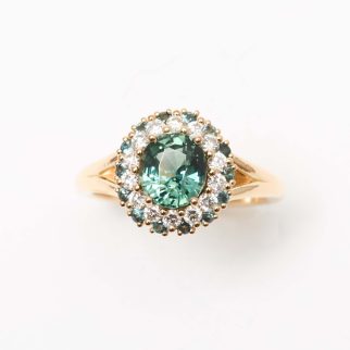 Bague Colombo - Saphir Teal 1.52 carats