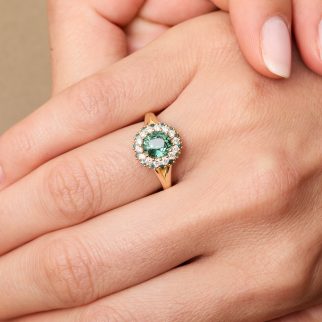 Bague Colombo - Saphir Teal 1.52 carats