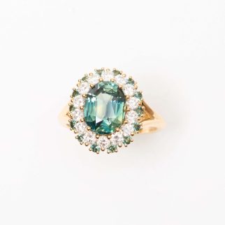 Bague Colombo - Saphir Teal 3.03 carats