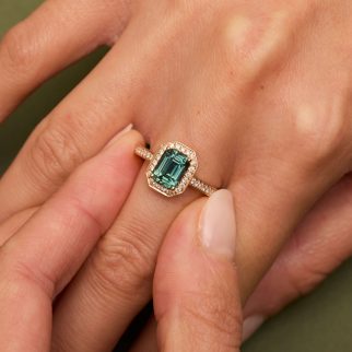 Bague Jaffna - Saphir Teal 2.26 carats