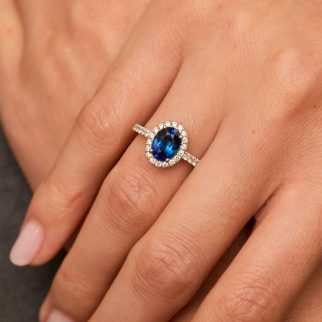 Bague Jaffna - Saphir Royal Blue 1.60 carats