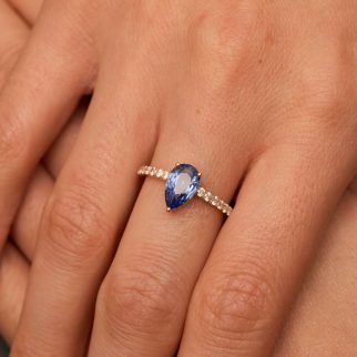 Bague Trinco - Saphir Cornflower 1.68 carats