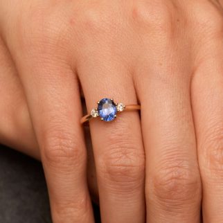 Bague Elahera - Saphir Cornflower 1.17 carats