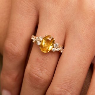 Bague Horana - Saphir Jaune 2.54 carats