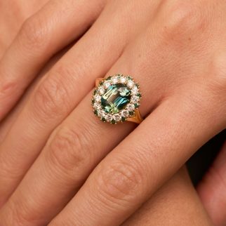 Bague Colombo - Saphir Teal 3.03 carats