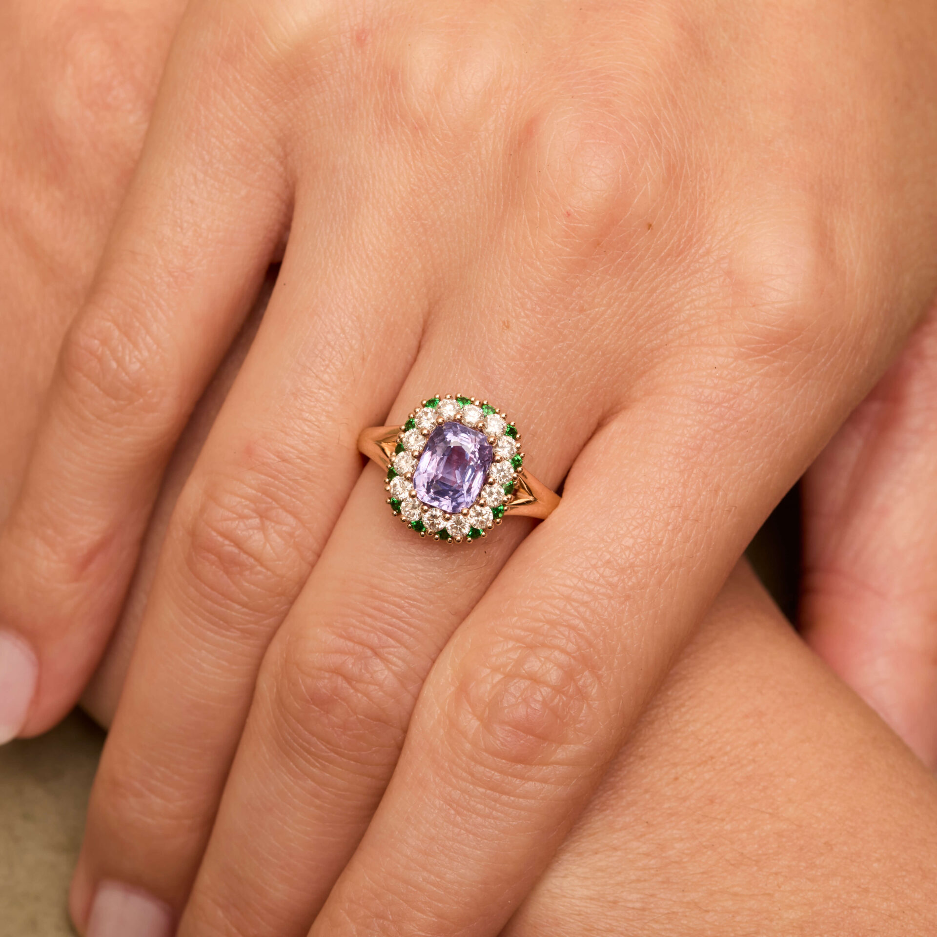 Bague Colombo - Saphir Violet 2.52 carats - Image 2