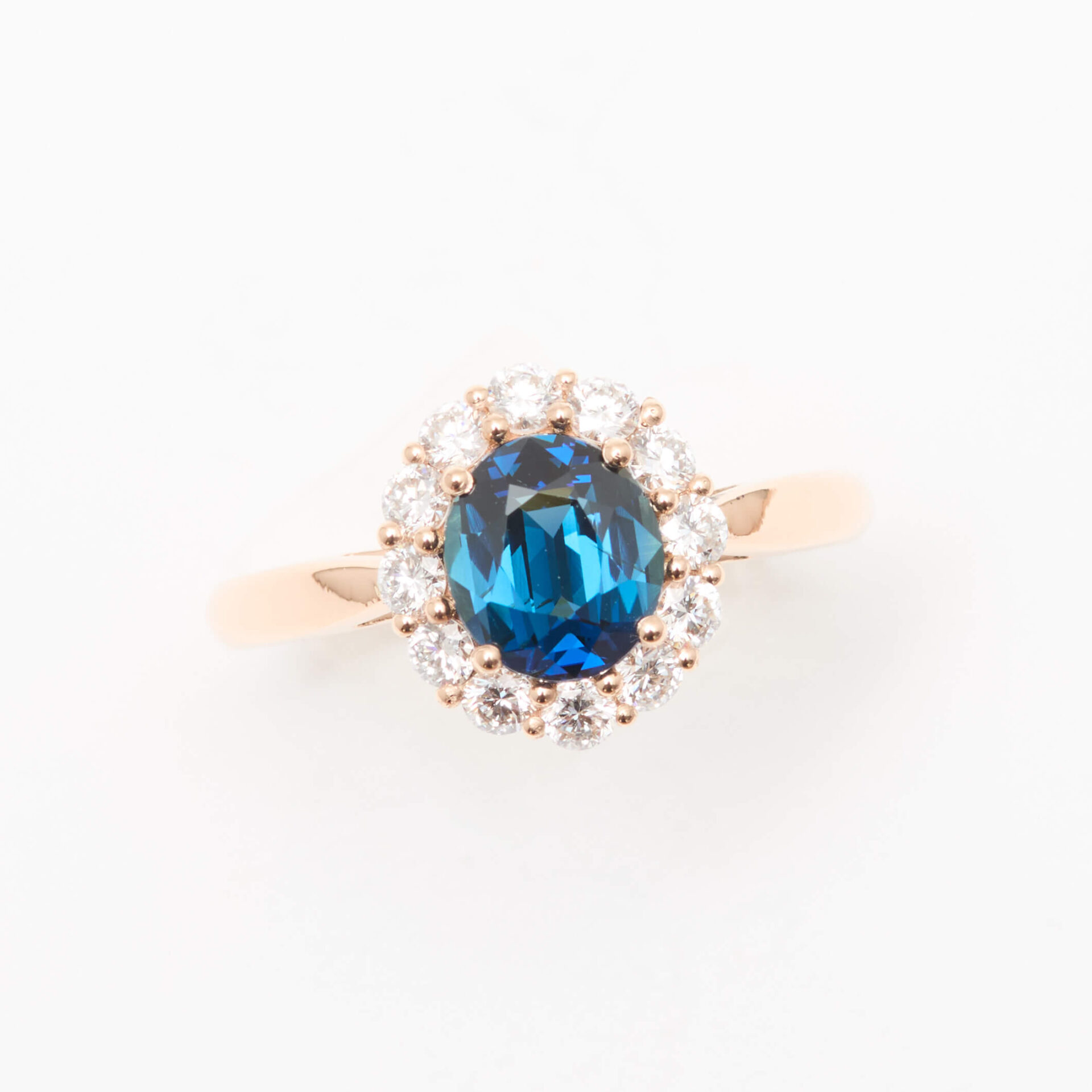 Bague Matara - Saphir Teal Indigo 1.55 carats