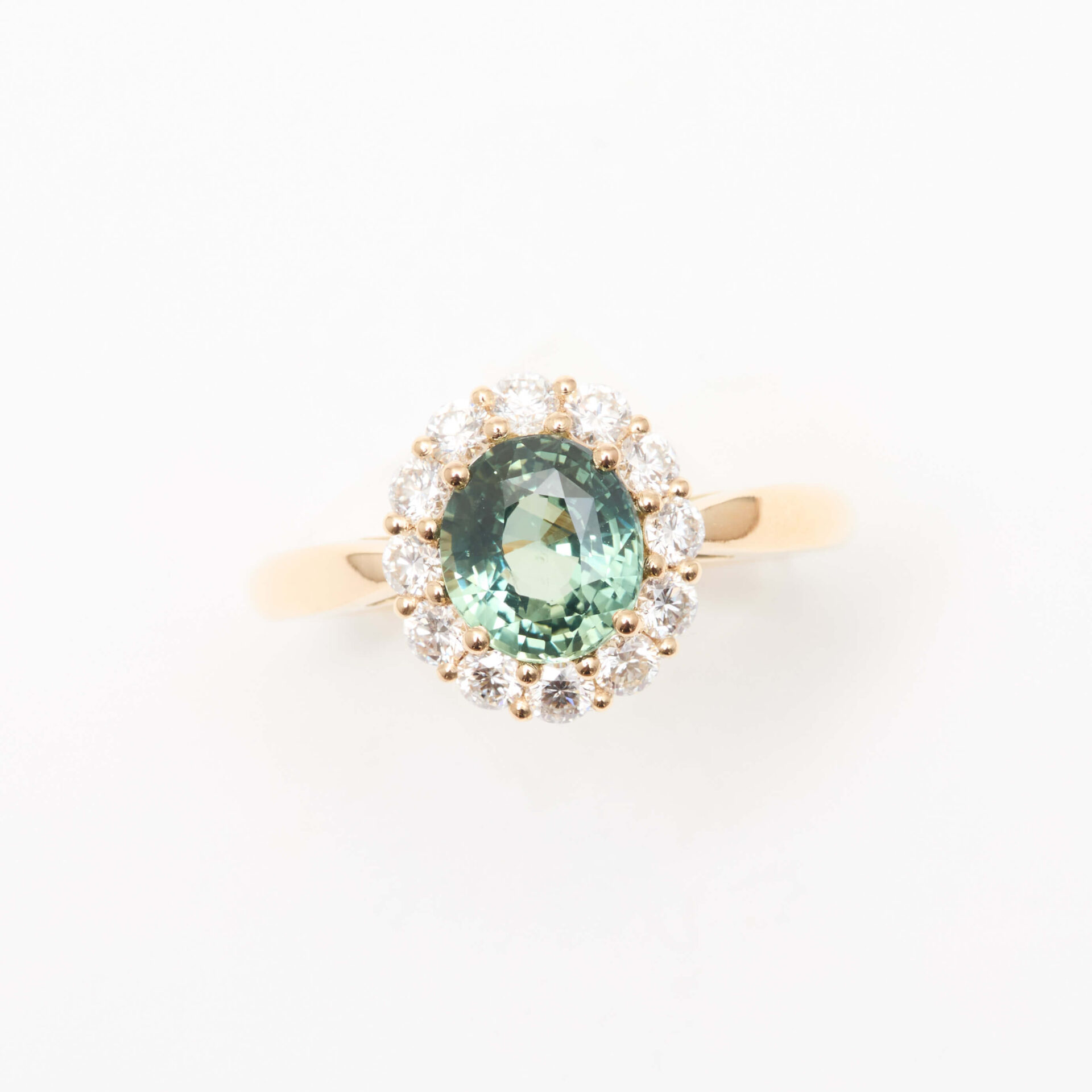 Bague Matara - Saphir Teal 1.53 carats