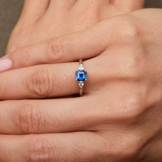 Bague Elahera - Saphir Peacock 1.07 carats