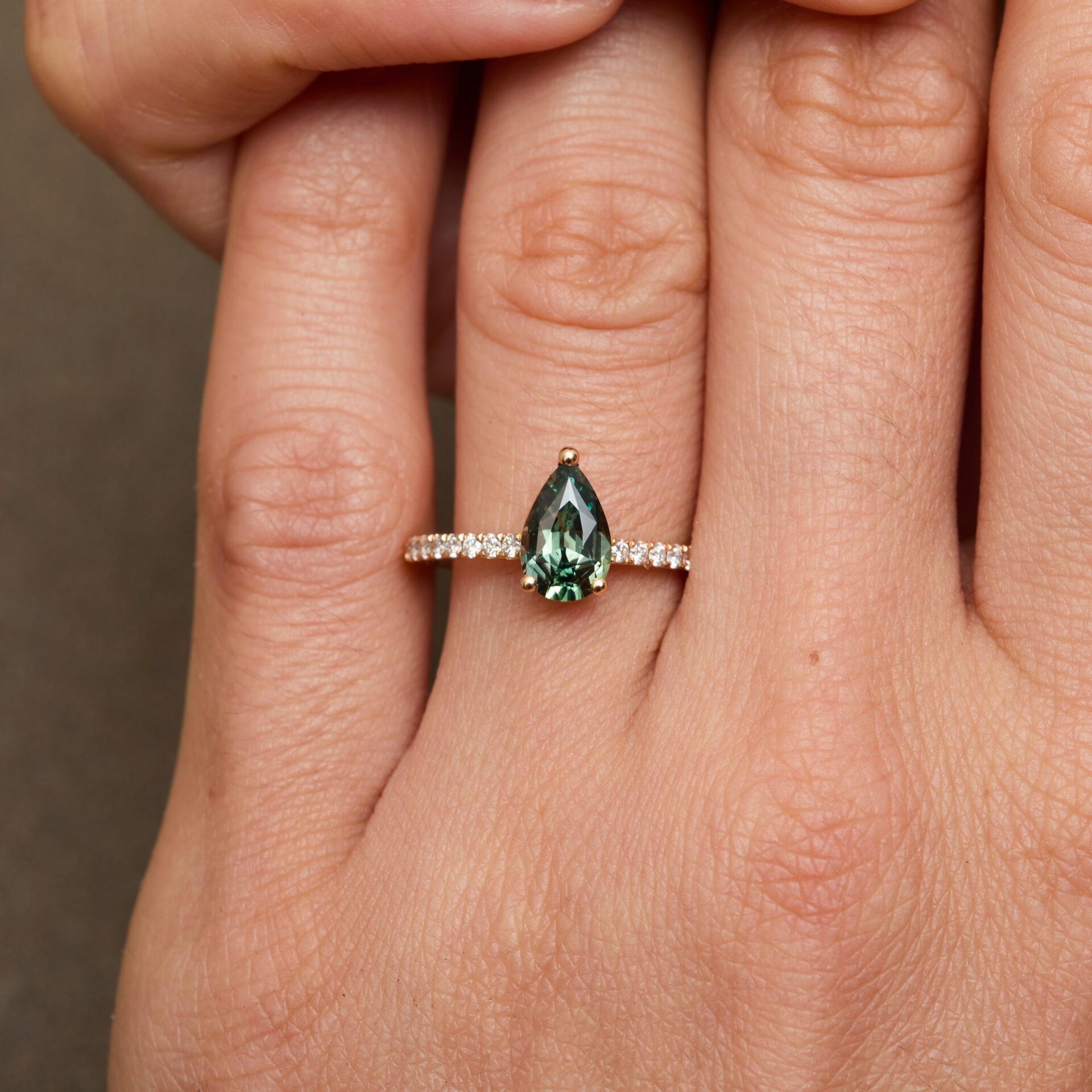 Bague Trinco - Saphir Teal 1.33 carats - Image 2