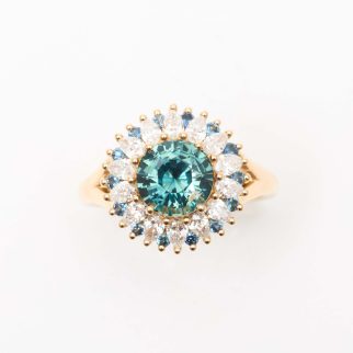 Bague Colombo - Saphir Teal 2.26 carats