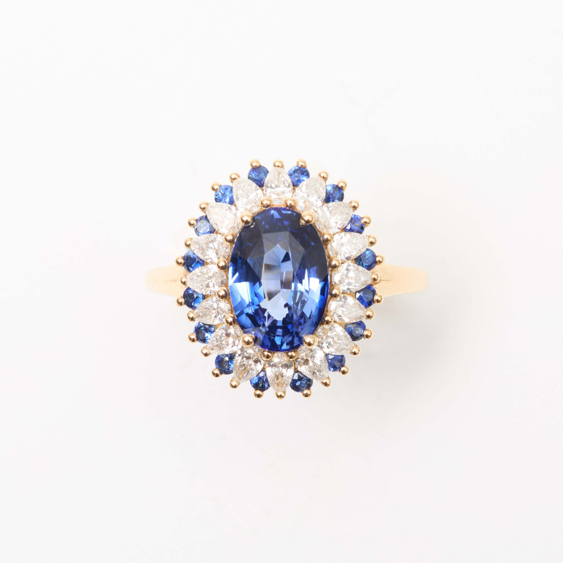 Bague Colombo - Saphir Vivid Blue 3.20 carats