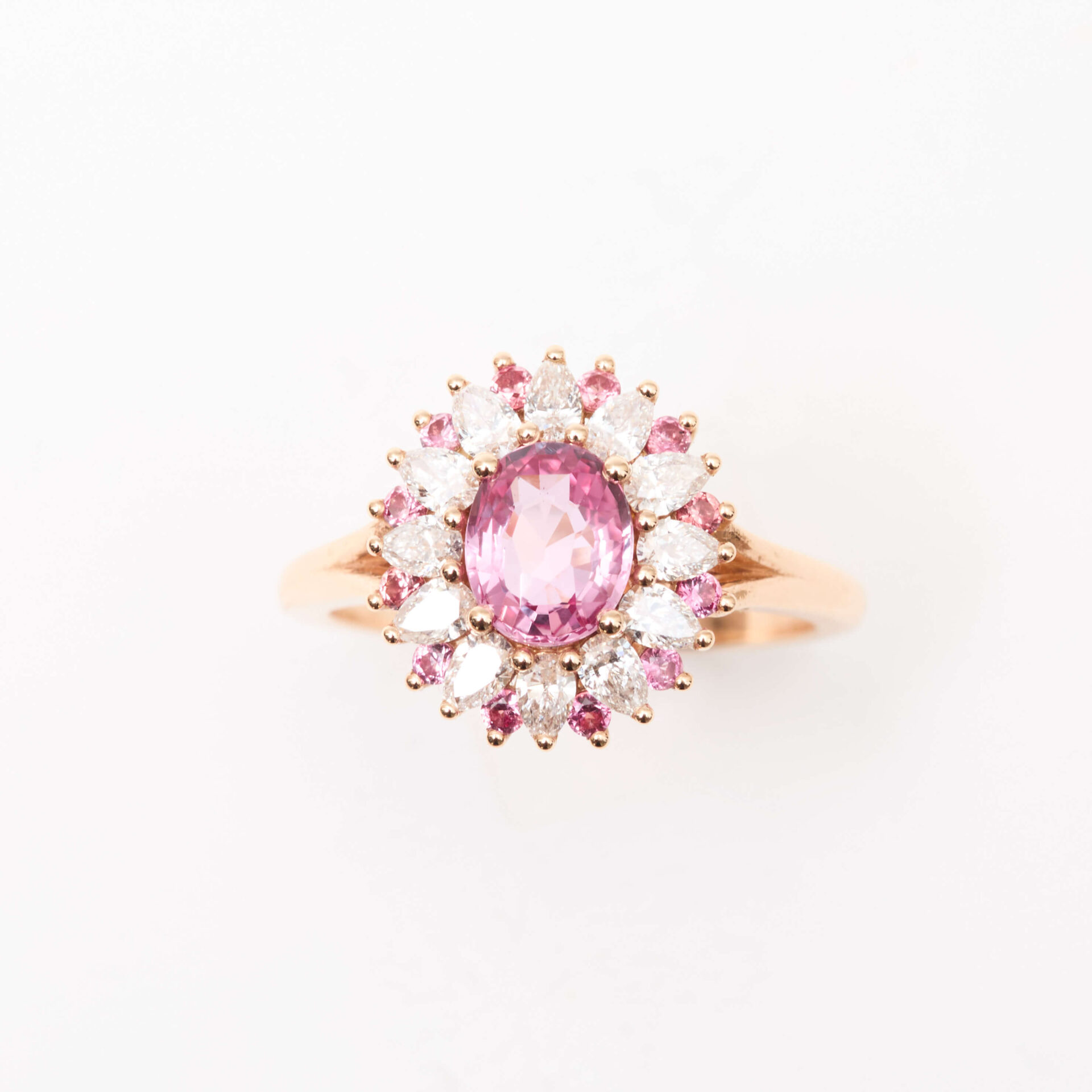 Bague Colombo - Saphir Padparadscha 1.05 carats