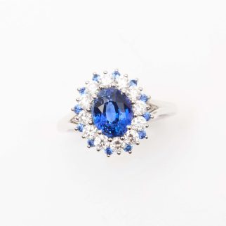 Bague Colombo - Saphir Peacock 2.27 carats