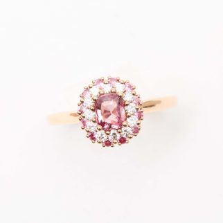 Bague Colombo - Saphir Padparadscha 0.66 carats